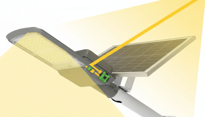 Solar Light Come Out from LED Sources