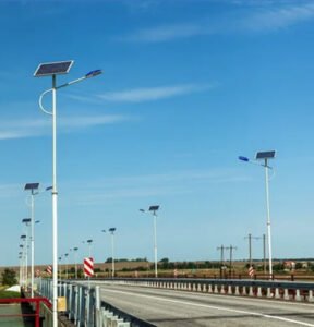 Solar Street Light in Highway