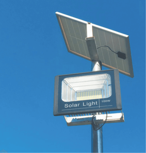 Parking Lot Solar Flood Light