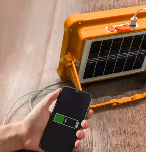 Portable Solar Light for Power Outage Uses